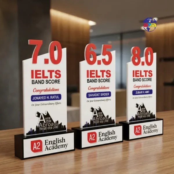 Custom Die-Cut Milestone Academic Award